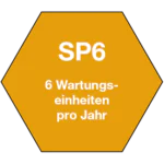 Piktogramm SP6 Service Paket 6 Piktogramm SP6 Service Paket 6