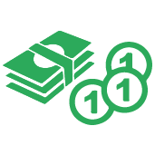 Piktogramm Kosten sparen