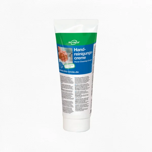 BIO-CIRCLE Handreinigungscreme in einer 250ml Tube mit weißem Verschluss