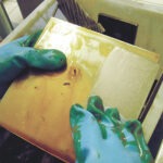 Ölentfernung von Metalplatte_Bio Grease-Ex_A50097