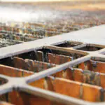 Verschmutzte Stege Schneidebänke_E-WELD Shield_D01116