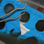 Abbeizen Ultraschallgerät Gerät vorher _PROLAQ L US_A00566