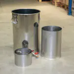 Edelstahlfass mit Sedimentationseinsatz_PROLAQ Umrüstset für bestehende Anlagen_G90053