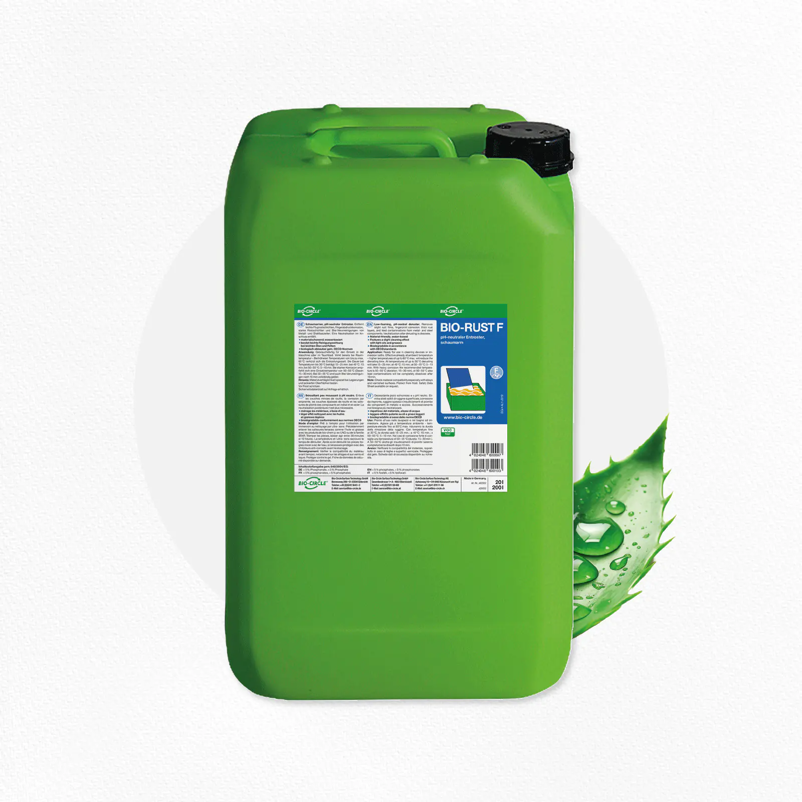 A02052_BIO-RUST_F_20l Produktbild Bio-Rust F 20l Kanister