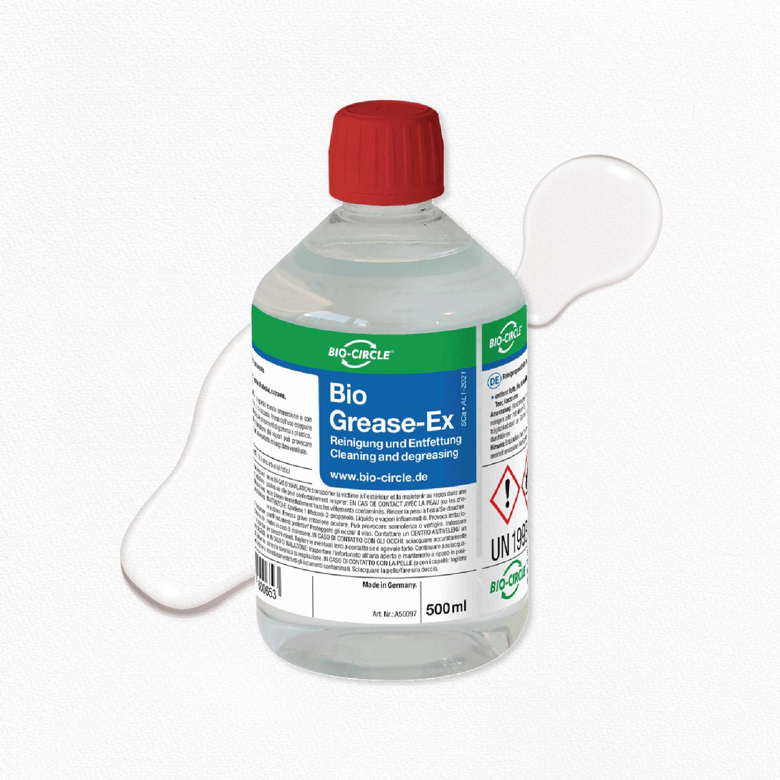 A50097_Bio_Grease-Ex_500ml Produktbild Bio Grease-Ex 0,5l Flasche