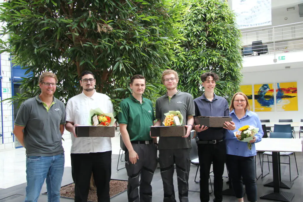 Ausbildung Abschluss 24 am 25.07.2024 beenden 3 Auszubildende erfolgreich Ihre Ausbildung bei Bio-Circle