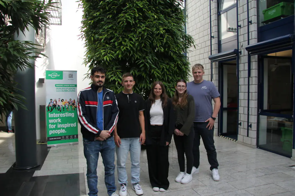 Ausbildung Anfang 24 am 01.08.2024 fangen 5 neue Auszubildende bei Bio-Circle an!