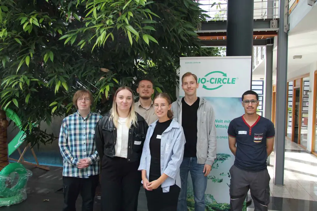 5 neue Azubis Bei Bio-Circle beginnen 5 neue Azubis