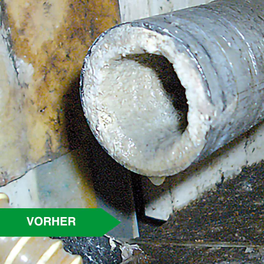 Rohrreinigung - Stärkste mineralische Ablagerungen entfernen