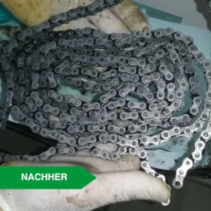 Schwerste Öl- und Fettvercrackungen mit CB 100 Alu im Ultraschallbad - nachher