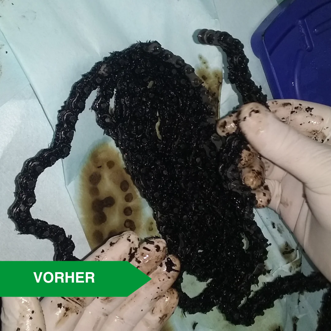 Öl- und Fettvercrackungen - Schwerste Öl- und Fettvercrackungen entfernen