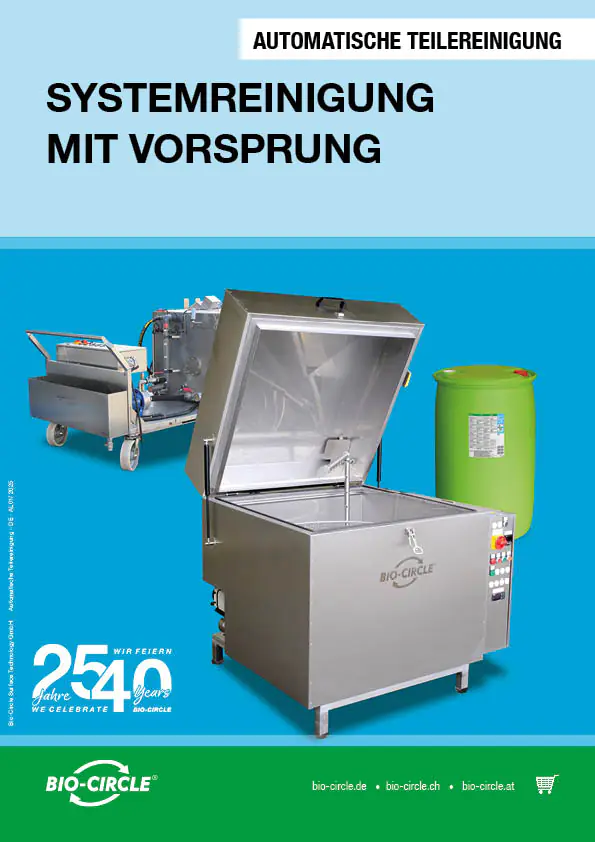Titelbild Katalog Automatische Reinigung