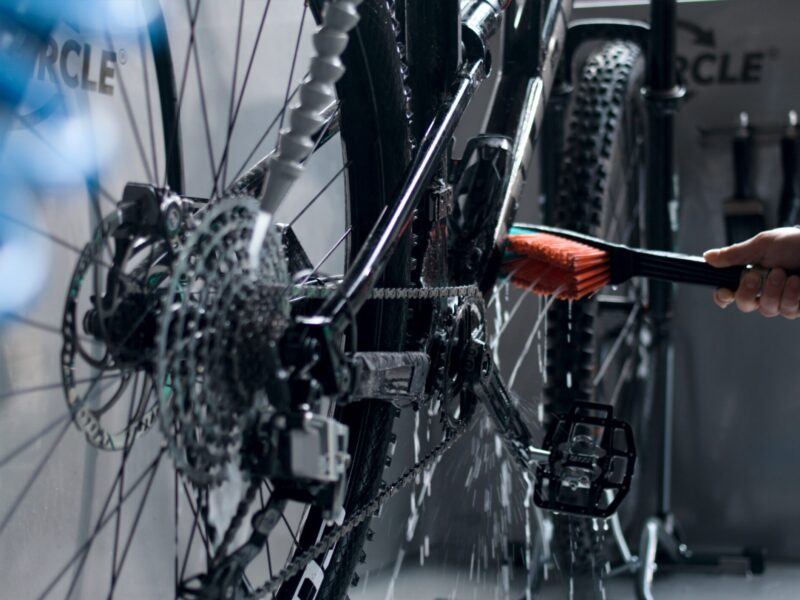 Bike Bio-Circle Fahrradwaschanlage Anwendung