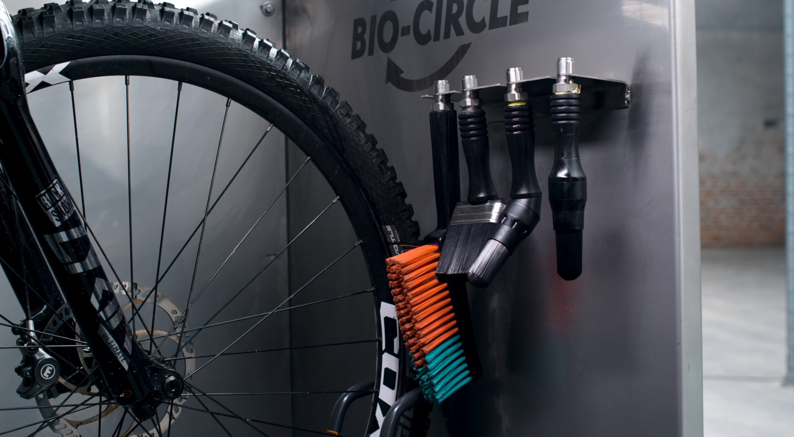 Bike Bio-Circle Fahrradwaschanlage Buersten