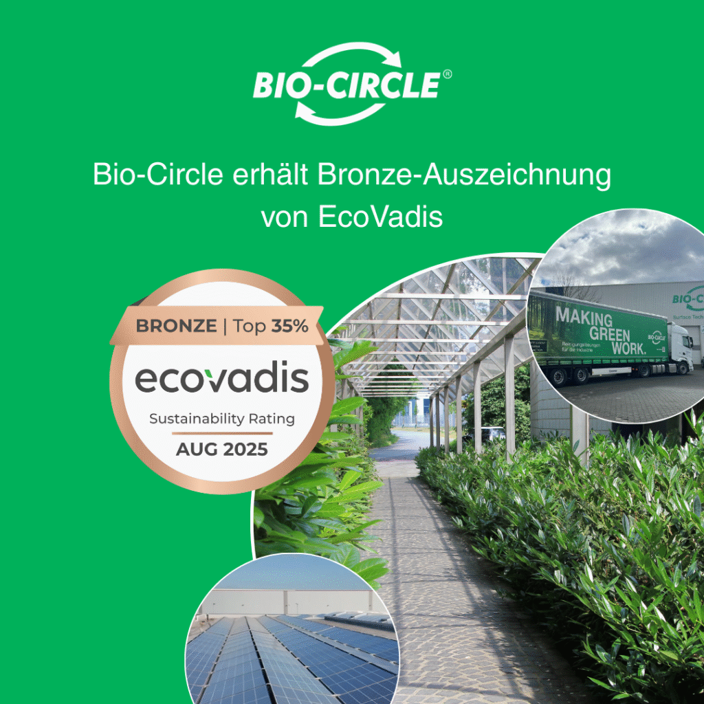 Nachhaltigkeit im Mittelpunkt: Bio-Circle erhält Bronze von EcoVadis Nachhaltigkeit im Mittelpunkt: Bio-Circle erhält Bronze von EcoVadis