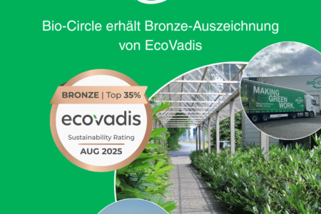 Nachhaltigkeit im Mittelpunkt: Bio-Circle erhält Bronze von EcoVadis Nachhaltigkeit im Mittelpunkt: Bio-Circle erhält Bronze von EcoVadis