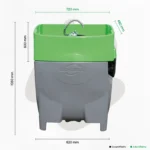 Produktfoto - BIO-CIRCLE For U - mit Maßen