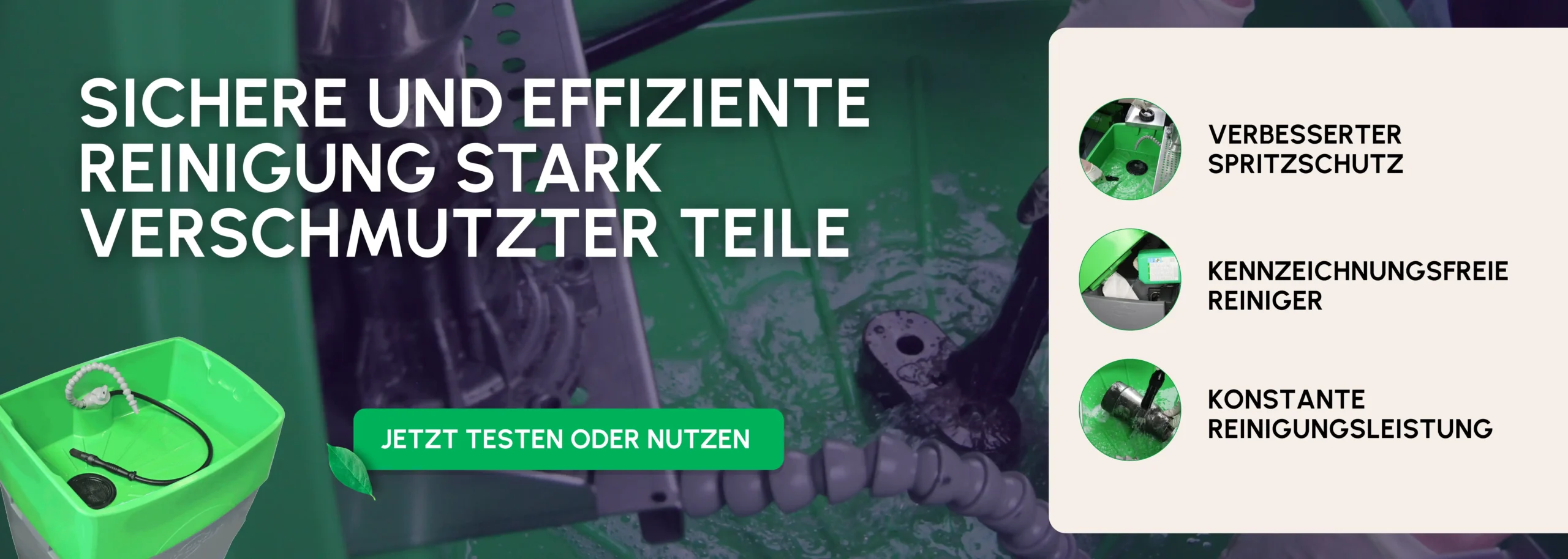 Banner BIO-CIRCLE For U nutzen testen