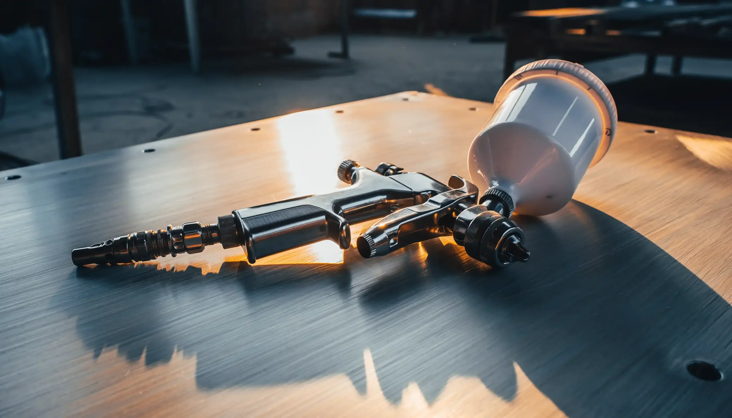 KI generiertes Foto von einer Lackierpistole