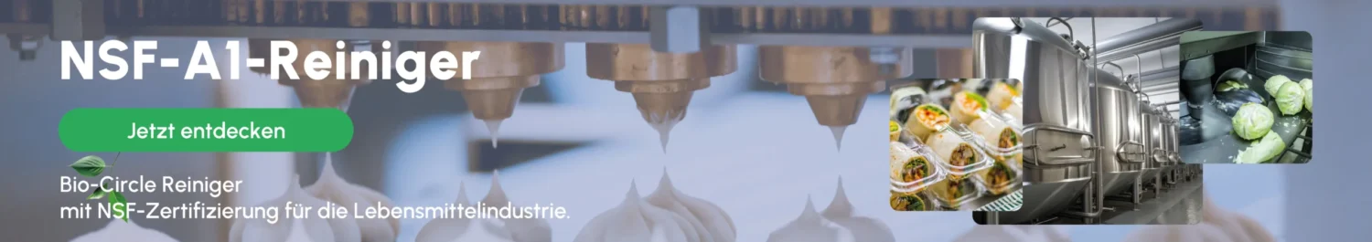 Banner für die NSF-A1-Reiniger