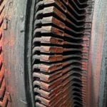 Elektromotor vor der Reinigung mit Öl, Fett und Staubverschmutzungen