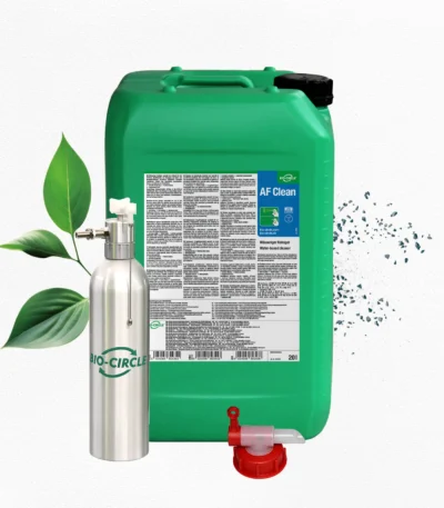 Produktbild AF Clean 20l Kanister mit AIR-FORCE Sprühflasche und Ablasshahn