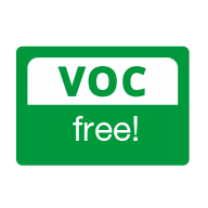 Free from / reduced volatile organic compounds according to EU regulation
